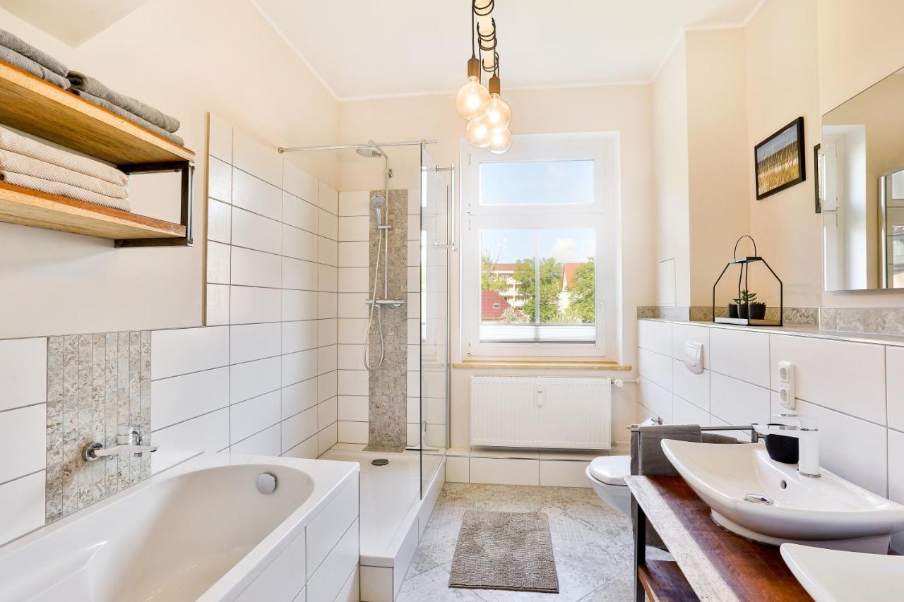 Ferienwohnung An Der Brunnenaue Stralsund Esterno foto